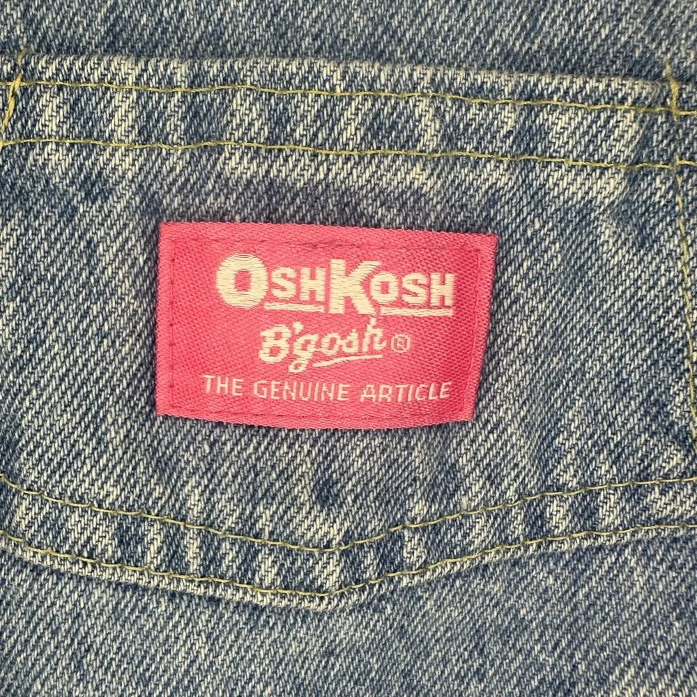 Vintage Paper Tag OshKosh Bgosh Shortalls. 4T see measurements. 100% Cotton